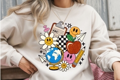 Teacher Doodle Sublimation Design Product Image 2