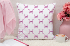 Pink Ribbon Bow Seamless Pattern, Digital Paper Product Image 3