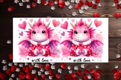 Valentine dragon | 4 love watercolor Sublimation Mug designs Product Image 3