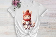 Christmas Animals Coffee Sublimation Clipart, Christmas PNG Product Image 3