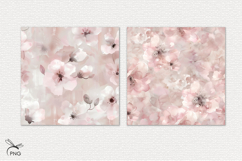 Floral digital paper, background clipart Product Image 3