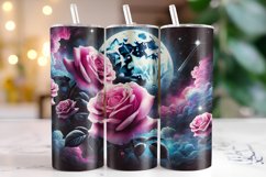 Flowers Tumbler Wrap | Sublimation | Tumblers Product Image 1
