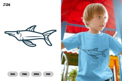 Fish SVG &amp; Clipart - Sea Animals Illustration Product Image 1