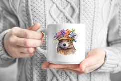 Beaver Watercolor Sublimation Bundle Png Product Image 3