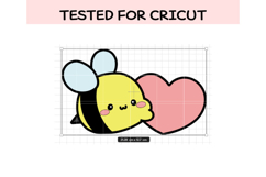 Cute Bee SVG for Cricut and Silhouette Honey Bee SVG Bundle Product Image 3