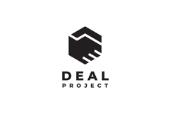 Hexagon Deal Handshake Shake Hands Logo Design Vector Product Image 3