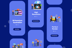 Data Security System 3D Illustration Pack Product Image 3