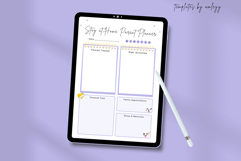 Stay-at-Home Parent Daily Planner Template Editable Canva Product Image 3