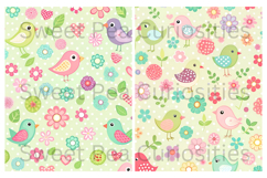 Birds, Flowers, Mixed Media, Papers, Junk Journal Product Image 3