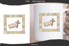 Thrifting religious patchwork png design for T-shirts Product Image 3