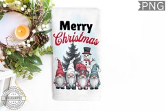 Merry Christmas Kitchen Towel - Christmas Towel Design Product Image 1
