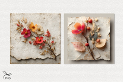 Autumn flowers digital paper Product Image 3