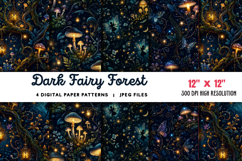Dark Fairy Forest with Magic JPG Product Image 1