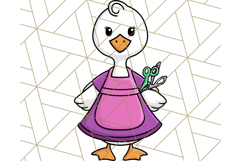 Goose Occupation Clipart PNG, Cute Job-Themed Graphics Product Image 3
