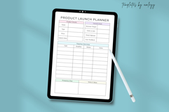 Product Launch Planner | Editable Canva Template for Busines Product Image 3