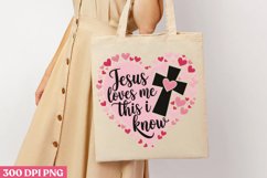 Jesus loves me PNG, God Is Love Clipart PNG Product Image 3