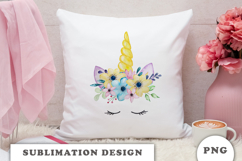 Watercolor Cute Unicorn png Product Image 3