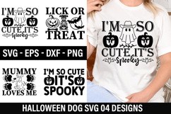 Halloween Dog SVG Design - I&#039;m so cute it s spooky Product Image 1