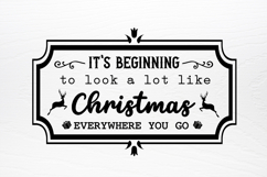 Vintage Christmas Sign SVG Product Image 3