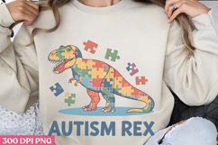 Autism rex PNG, Autism Sublimation PNG Product Image 3