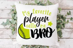 Softball brother svg, softball shirt svg, softball svg Product Image 2