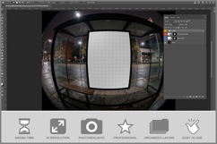 Bus Stop Billboard Fisheye Lens Product Image 2