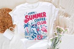 Feral Summer Coffee Club PNG, Preppy Coastal Summer Product Image 3