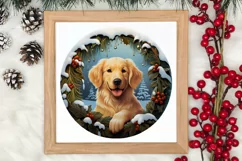 3D Christmas Dog Ornament, 3D Christmas Dog Ornaments Product Image 3