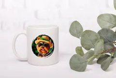 Tropical Yorkshire Terrier Dog PNG, Yorkshire Terrier PNG Product Image 3