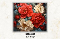 Camelia&#039;s Flowers Tumbler Wrap | Flower Tumbler Wrap Product Image 3