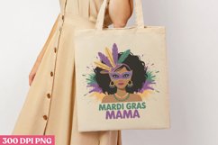 Mardi Gras Mama PNG, Mardi Gras Sublimation PNG Product Image 1
