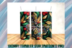 Spring Skinny Tumbler Sublimation Desing. Product Image 3