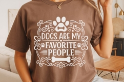 Dogs Are My Favorite People Svg, Dog Mom Svg, Dog Lover Svg. Product Image 4