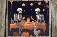 Halloween Skeleton | 11 Skinny tumbler sublimation designs Product Image 3
