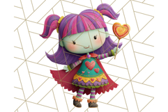 Colorful Halloween Clipart PNG, Cute Kids &amp; Candy Clip Art Product Image 3