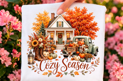 Cozy Pumpkin Season PNG Product Image 1