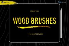 Wood Brushes for Procreate Product Image 1