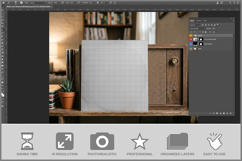Album Cover Wooden Shelf Product Image 2