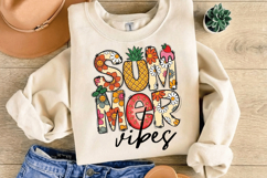 Summer vibes PNG sublimation |Beach &amp; Summer PNG T-Shirt Product Image 8