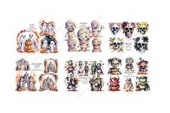 Huge Bundle, Halloween Mega Clipart Bundle, Fall Clipart Product Image 2