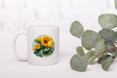 Sunflowers Illustration, Flowers PNG, Art Sunflowers PNG Product Image 3