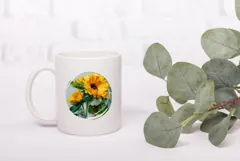 Sunflowers Illustration, Flowers PNG, Art Sunflowers PNG Product Image 3