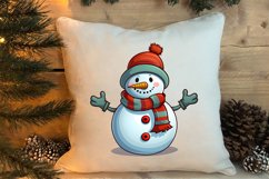 Funny Snowman Sublimation Clipart, Christmas PNG Product Image 3