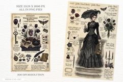 Ephemera Gothic Junk Journal Pages Product Image 3