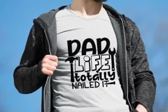 Dad Life Totally Nailed It Svg, Father's Day Svg. Product Image 4