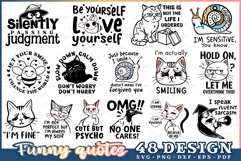 Funny Quotes SVG, Sarcastic SVG Bundle, Funny animals SVG Product Image 3