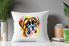 Sublimation design Watercolor Dog| PNG| Animal Clipart Product Image 4