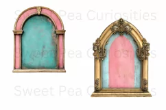 Arches, Shabby Chic , PNG, Junk Journal, Clipart Product Image 3