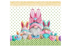 Gnomes Easter 20 oz Skinny Tumbler Sublimation PNG Design Product Image 3