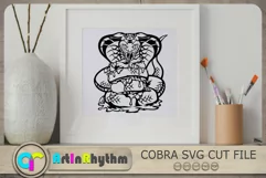 King Cobra Svg, Snake Svg, Reptile Svg, Cobra Snake Svg File Product Image 2